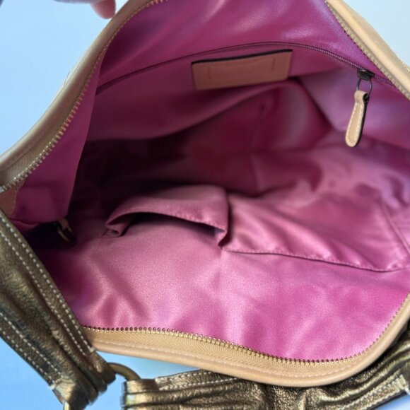 Coach Soho Studded Leather Tassel Hobo Bag - Picture 6 of 9